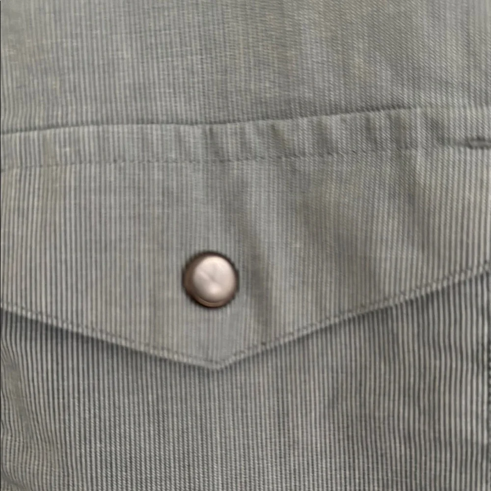 Banana Republic Green Western Slim Fit Casual Button Down Shirt #209